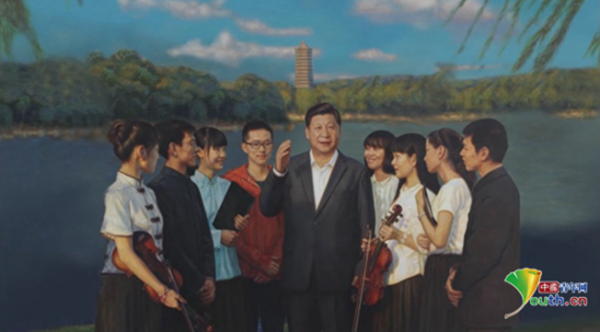 名畫動(dòng)起來 黨史活起來
