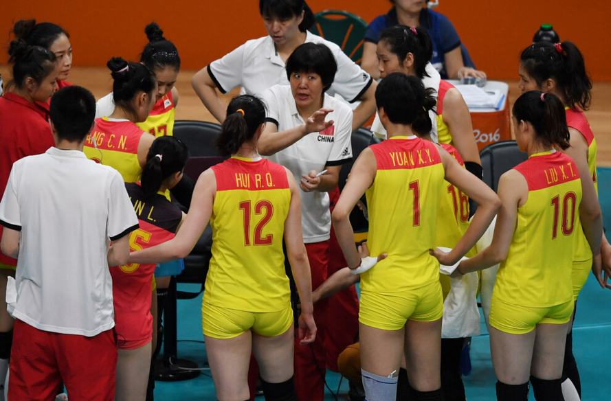 里約奧運(yùn)會(huì)排球——女排小組賽：中國隊(duì)不敵美國隊(duì)