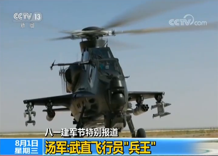 【八一建軍節(jié)特別報(bào)道】湯軍：武直飛行員“兵王”
