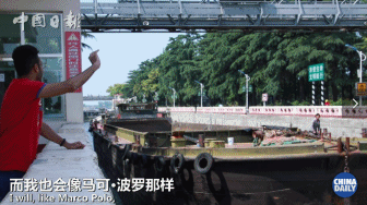 埃及小哥下?lián)P州，聽說他的目標(biāo)是成為“一帶一路上的馬可·波羅”！