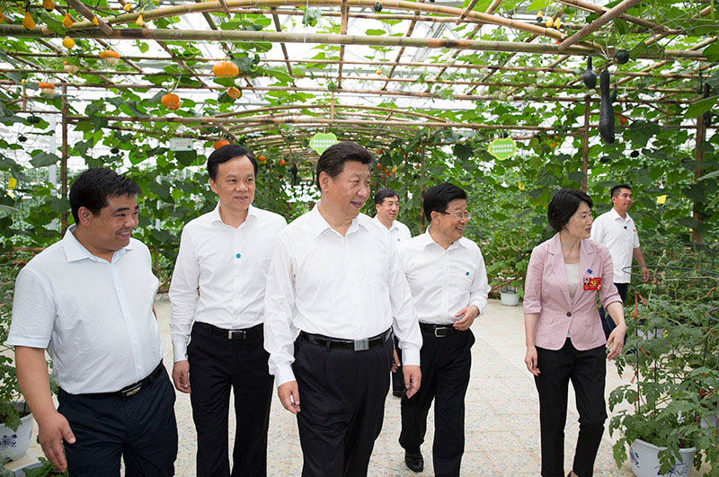 2015年習近平與群眾在一起的親密瞬間
