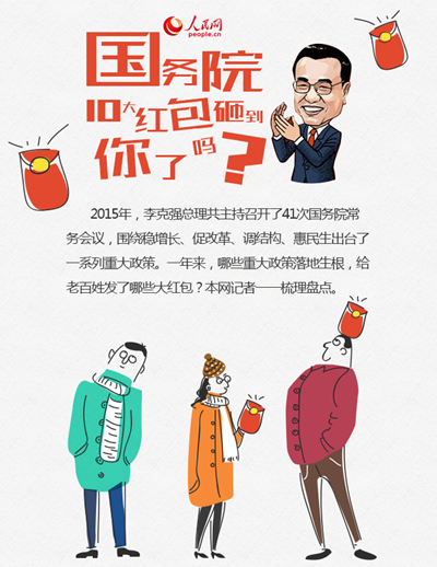 2015國(guó)務(wù)院十大紅包砸到你了嗎？