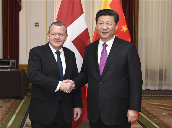 習(xí)近平會見丹麥首相拉斯穆森
