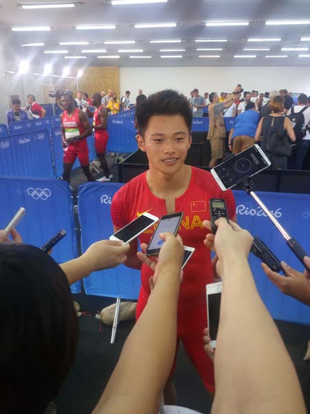 中國(guó)速度閃擊里約 男子4X100米接力創(chuàng)歷史進(jìn)奧運(yùn)決賽