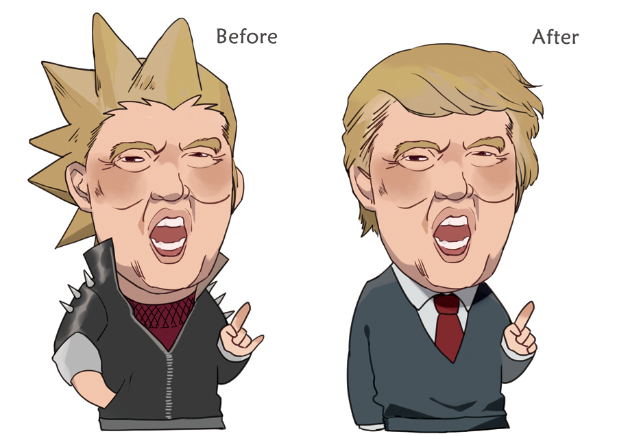 當選前后