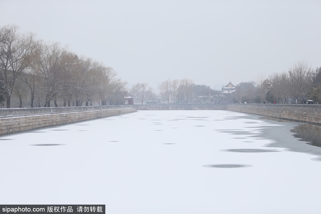 北京“鵝毛大雪”如約而至 故宮雪景美如畫(huà)