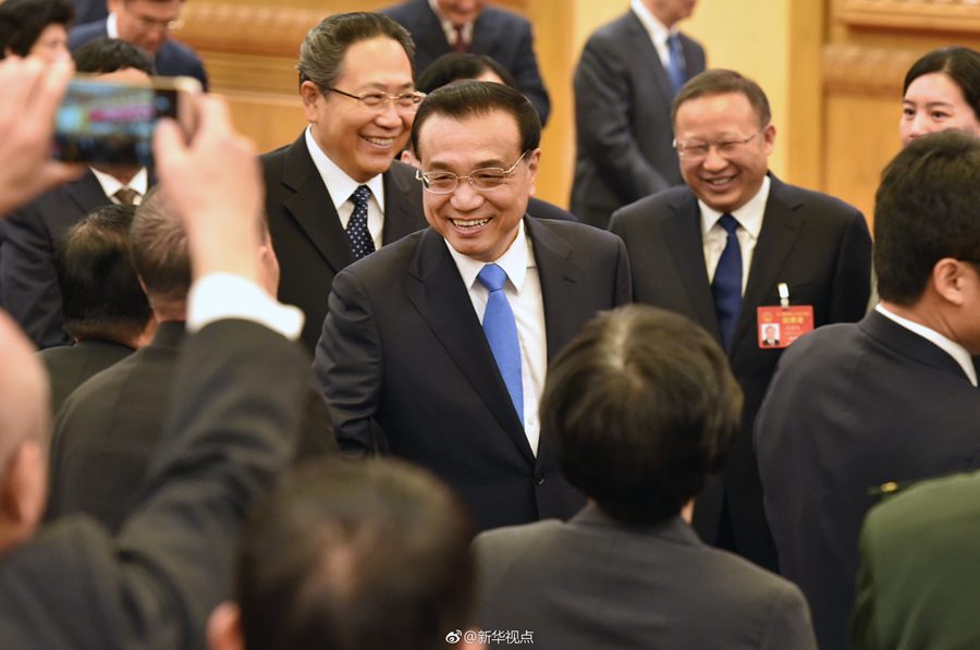 李克強來到安徽團(tuán)