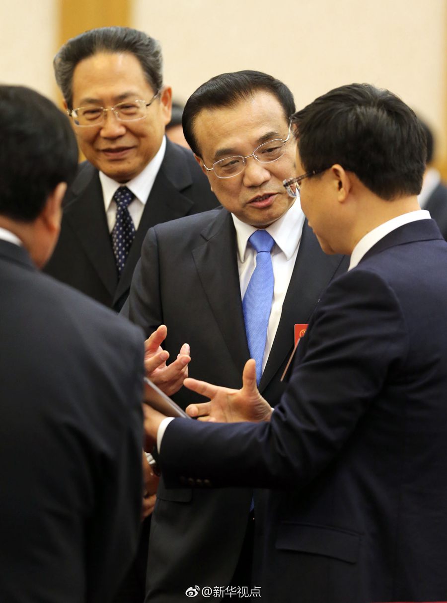 李克強來到安徽團(tuán)