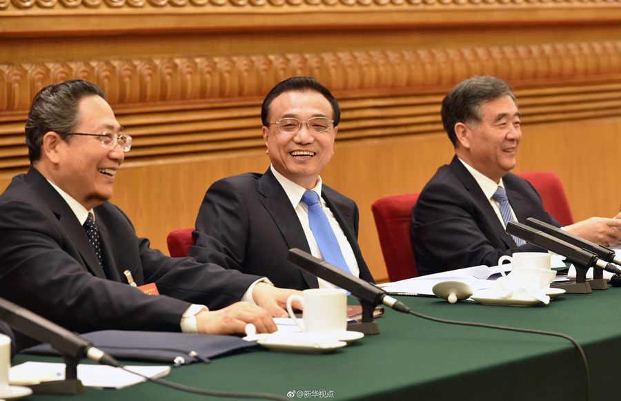 李克強來到安徽團(tuán)