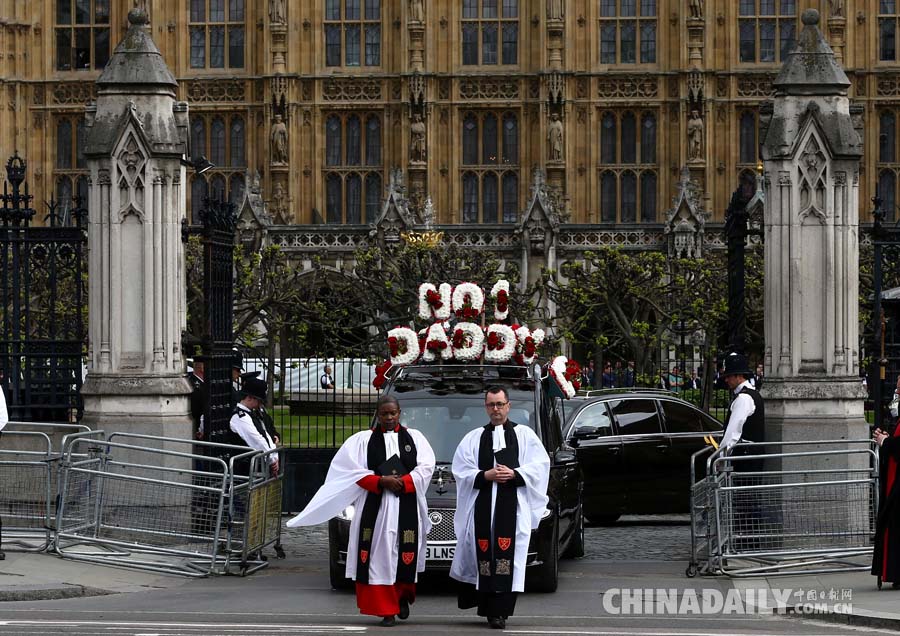 英國倫敦舉行恐襲殉職警察葬禮