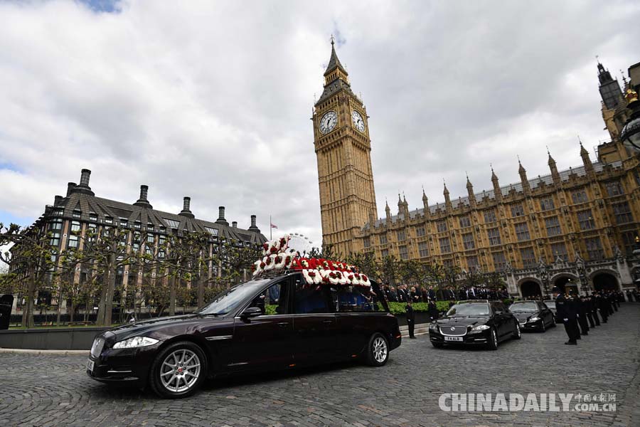 英國(guó)倫敦舉行恐襲殉職警察葬禮