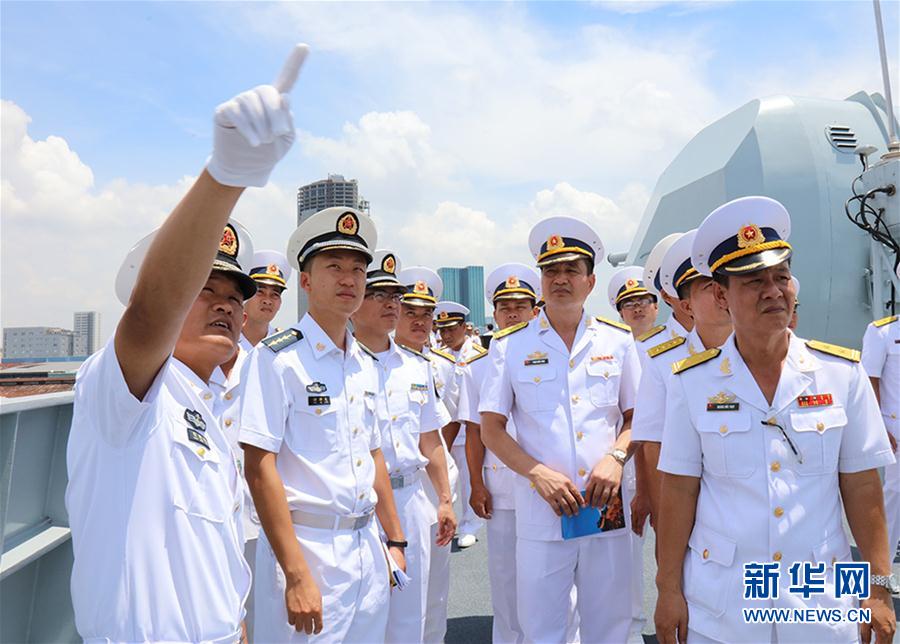 中國海軍遠(yuǎn)航訪問編隊抵達(dá)越南胡志明市訪問