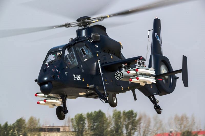 威武霸氣！直19E出口型武裝直升機(jī)首飛成功