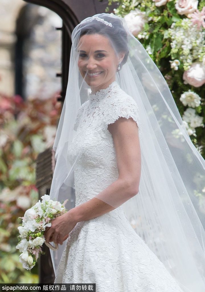 英國(guó)凱特王妃妹妹大婚 婚禮現(xiàn)場(chǎng)現(xiàn)場(chǎng)浪漫甜蜜