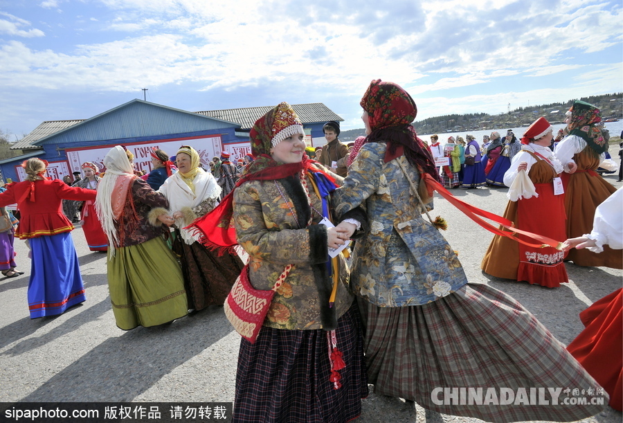 最炫民族風 俄羅斯摩爾曼斯克州舉辦民俗節(jié)