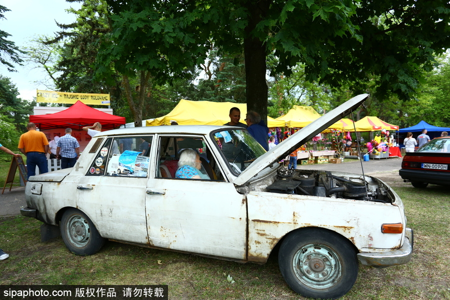 波蘭舉行復(fù)古車展 細(xì)數(shù)經(jīng)典老爺車停留的歲月