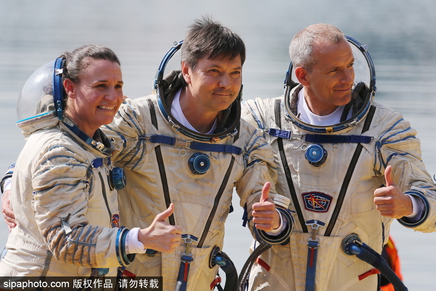 探訪國際空間站宇航員訓練 美俄加三國宇航員參加起飛前培訓