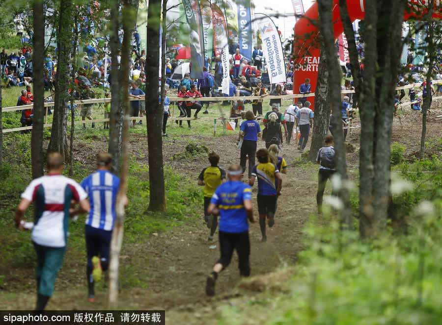 瑞典五日定向越野賽精彩開(kāi)幕 男女老少齊上陣挑戰(zhàn)耐力極限