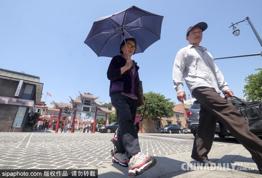 美國洛杉磯氣溫打破131年來最高紀錄 加州地區(qū)高溫持續(xù)