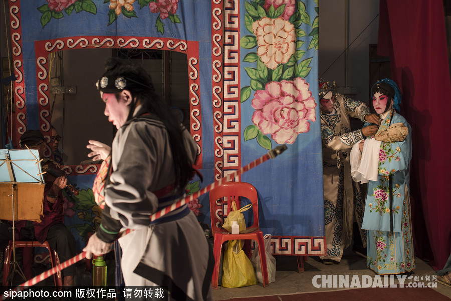 馬來西亞上演中國傳統(tǒng)戲劇表演 充滿濃郁中國風情