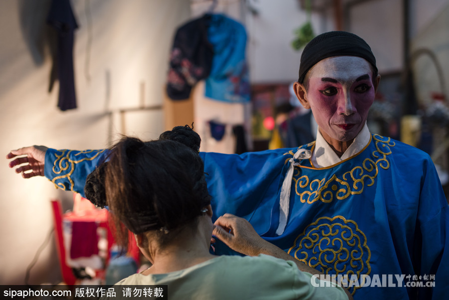 馬來西亞上演中國傳統(tǒng)戲劇表演 充滿濃郁中國風情