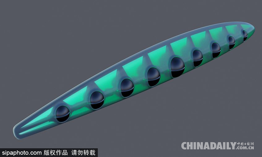 英國科學家腦洞大開 3D打印潛艇外形似鰻魚