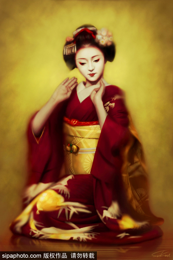 指尖上的藝術 日本藝術家iPhone創(chuàng)作肖像畫