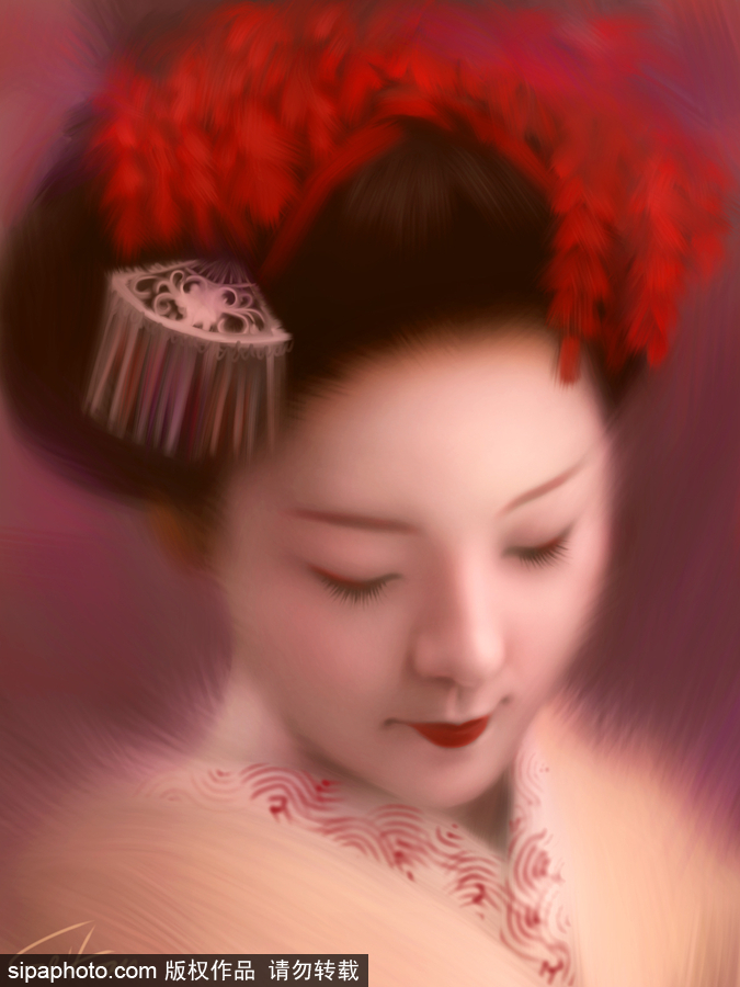 指尖上的藝術(shù) 日本藝術(shù)家iPhone創(chuàng)作肖像畫