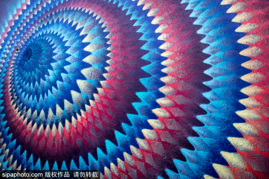美國萊克沃思街頭繪畫藝術節(jié) 各國藝術家齊聚大展身手