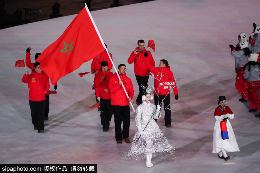 冰雪運(yùn)動(dòng)魅力無(wú)限！盤點(diǎn)平昌冬奧會(huì)開(kāi)幕式上那些“特殊”參賽國(guó)