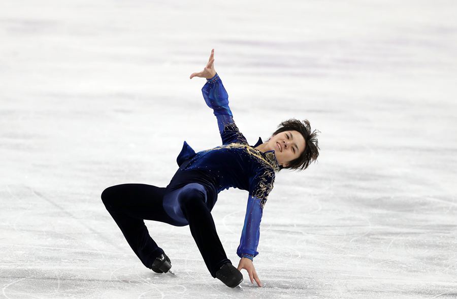 花滑男單自由滑金博洋獲第四名 日選手羽生結(jié)弦?jiàn)Z冠