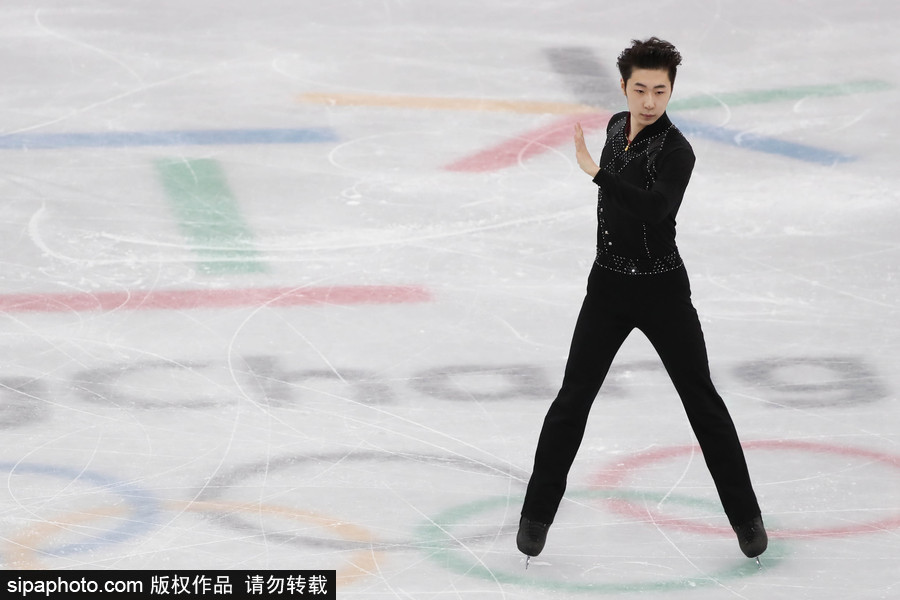 2018平昌冬奧會：花樣滑冰男子短節(jié)目 中國選手金博洋亮相