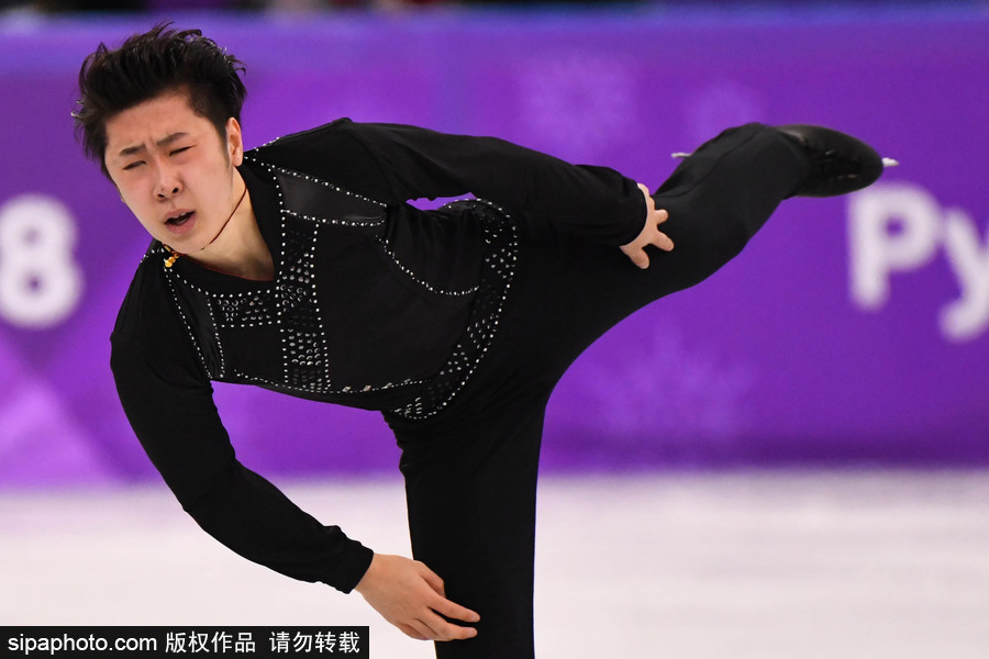 2018平昌冬奧會：花樣滑冰男子短節(jié)目 中國選手金博洋亮相