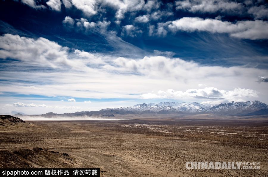 感受美國內(nèi)華達州冬季風(fēng)光 人煙稀少一望無垠