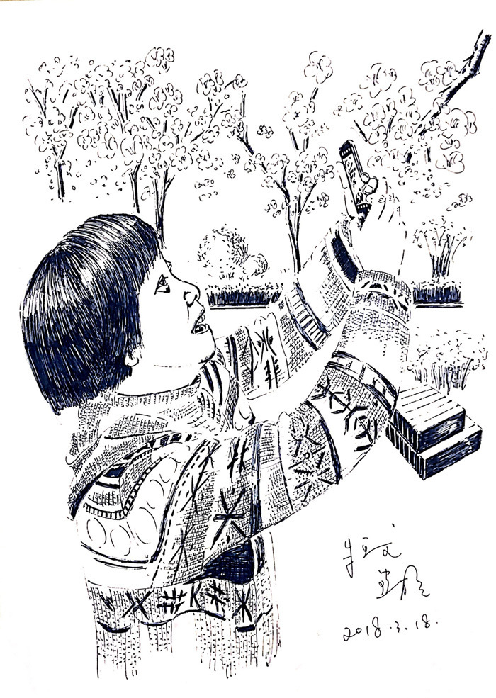 3年來(lái)，南大教授堅(jiān)持為妻子畫(huà)像