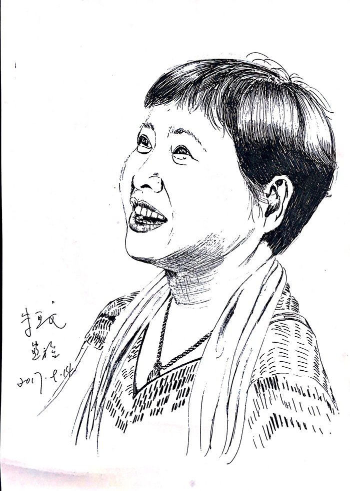 3年來，南大教授堅(jiān)持為妻子畫像