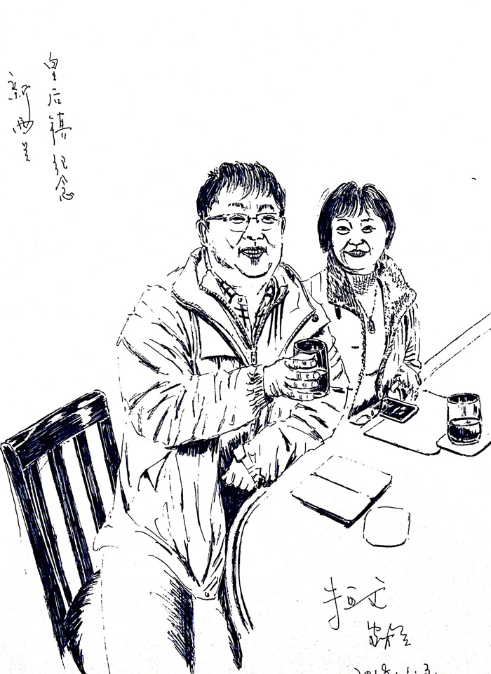 3年來，南大教授堅持為妻子畫像