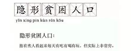 “隱形貧困人口”走紅網(wǎng)絡(luò)，你中槍了嗎？