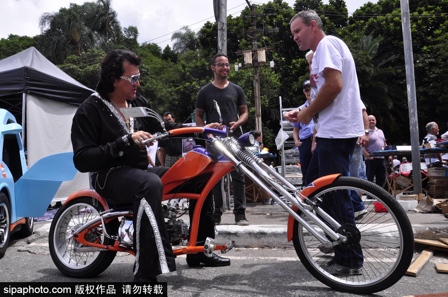 愛車人士大飽眼福！超百輛古董汽車在巴西圣保羅集會展出
