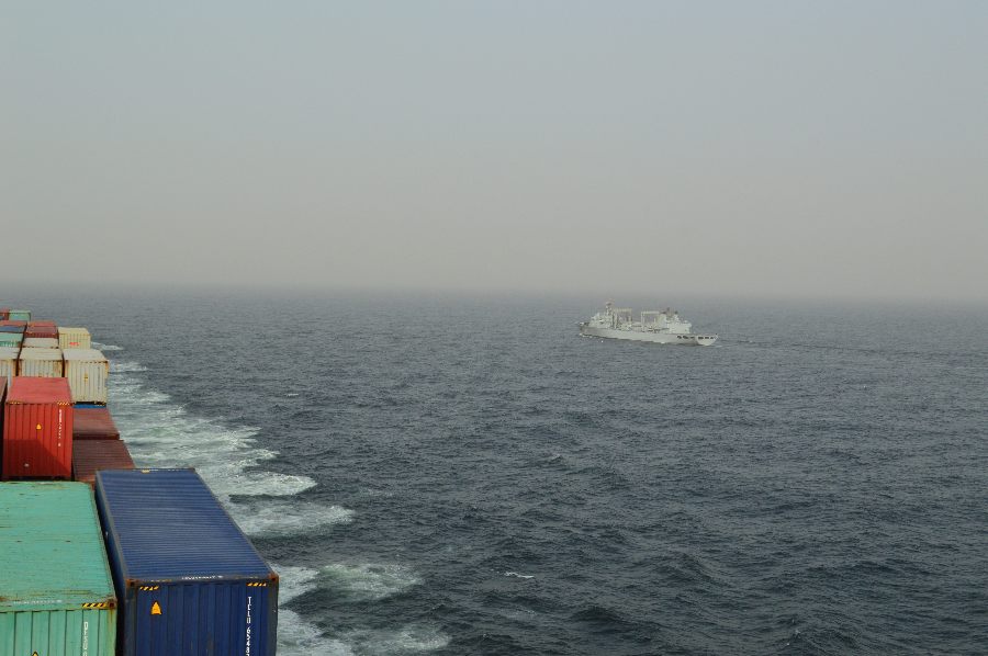 中國海軍濱州艦亞丁灣護航：如遇緊急情況，可隨時呼叫