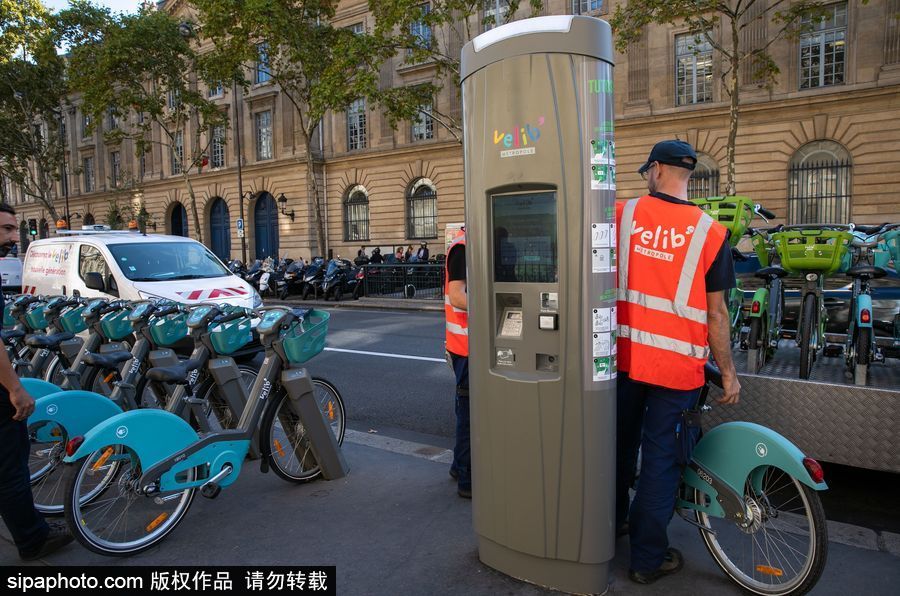 法國巴黎：自行車城市共享計(jì)劃啟動(dòng)