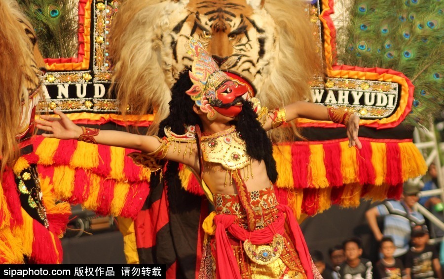 印度尼西亞：野性與傳統(tǒng)的結(jié)合！茉莉芬市特色舞蹈表演熱鬧非凡