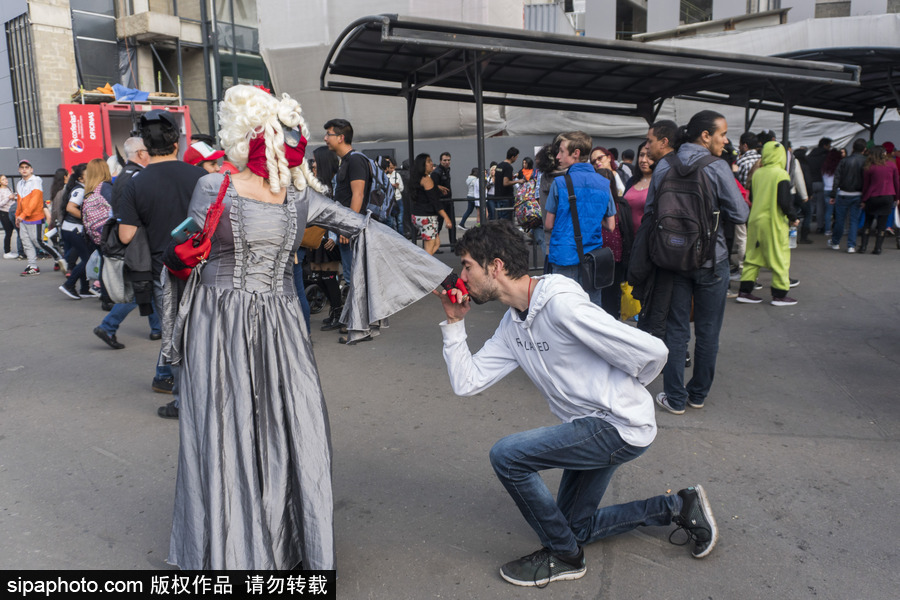 哥倫比亞波哥大：各類coser大顯身手！2018沙發(fā)休閑奇幻博覽會盛大開幕