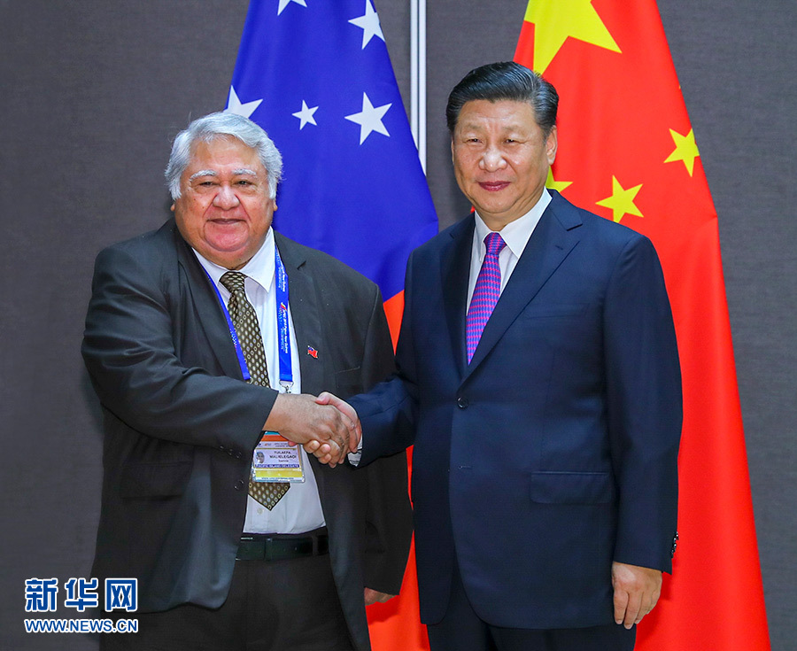 習近平會見建交太平洋島國領(lǐng)導人