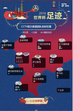 央視打造報(bào)道團(tuán)隊(duì)真人秀 “世界杯足跡”為球迷打開全新世界
