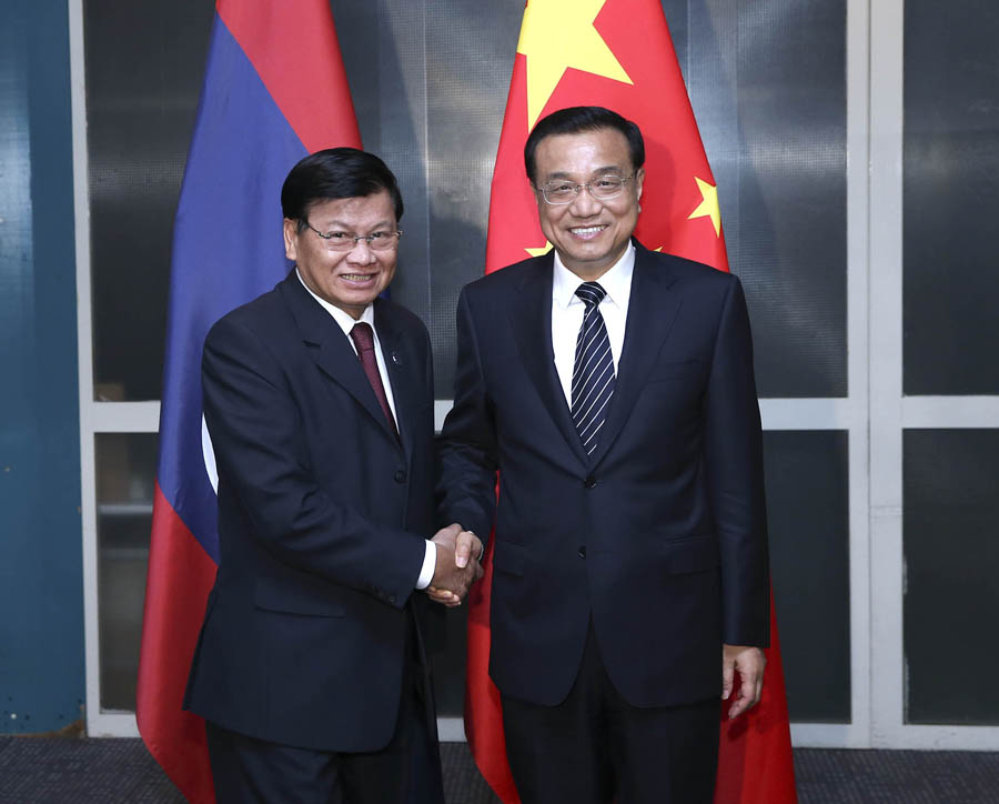 李克強(qiáng)會見老撾總理:共同推進(jìn)中國-東盟等框架內(nèi)務(wù)實合作