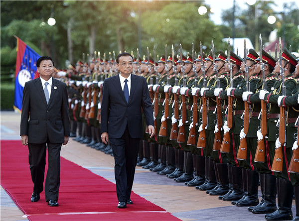 李克強(qiáng)總理正式訪問(wèn)老撾 雙方將穩(wěn)步推進(jìn)中老鐵路等大項(xiàng)目建設(shè)